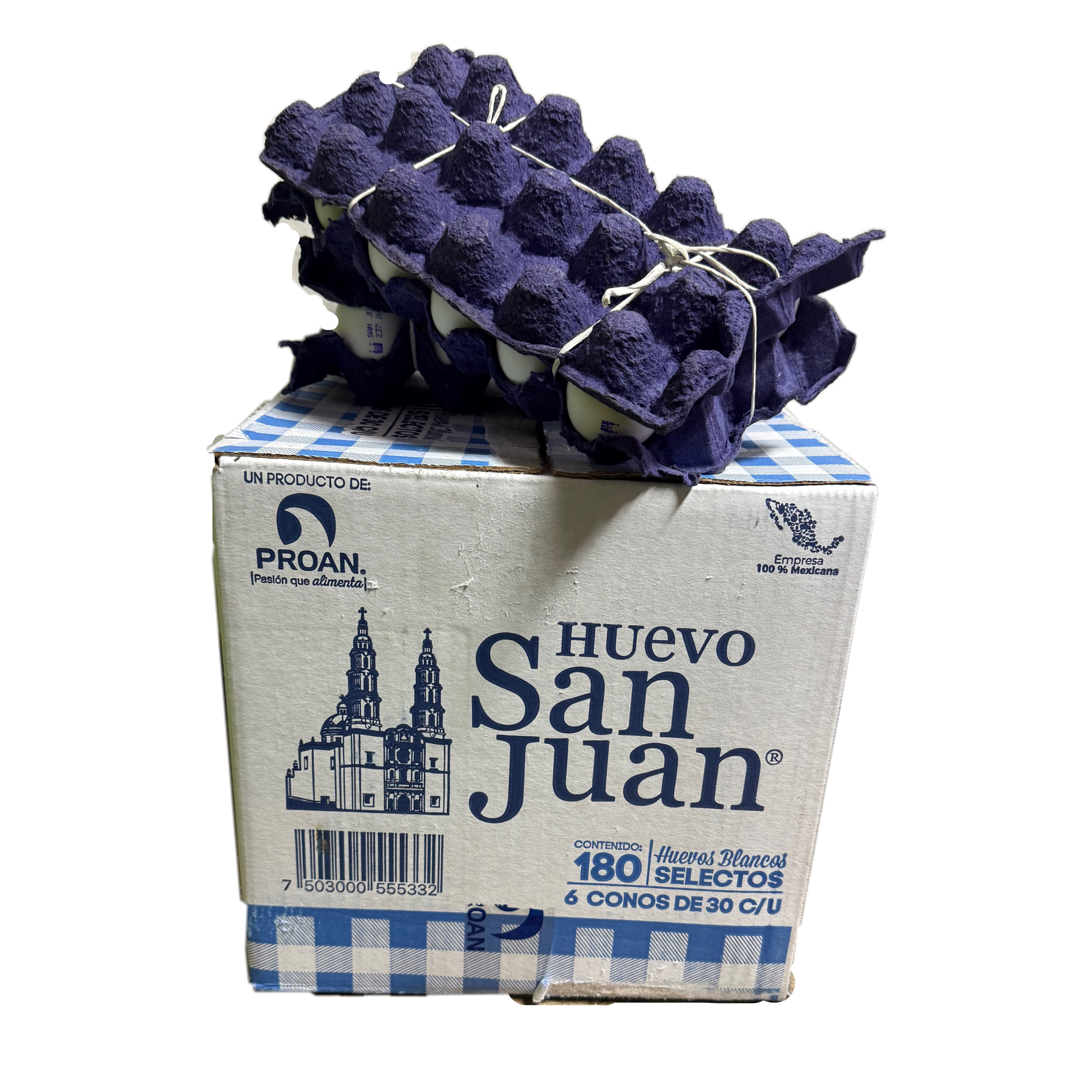 HUEVO “SAN JUAN” CARTÓN CHICO (15PZ)