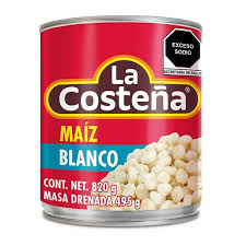 MAIZ BLANCO POZOLERO LA COSTEÑA 820GR