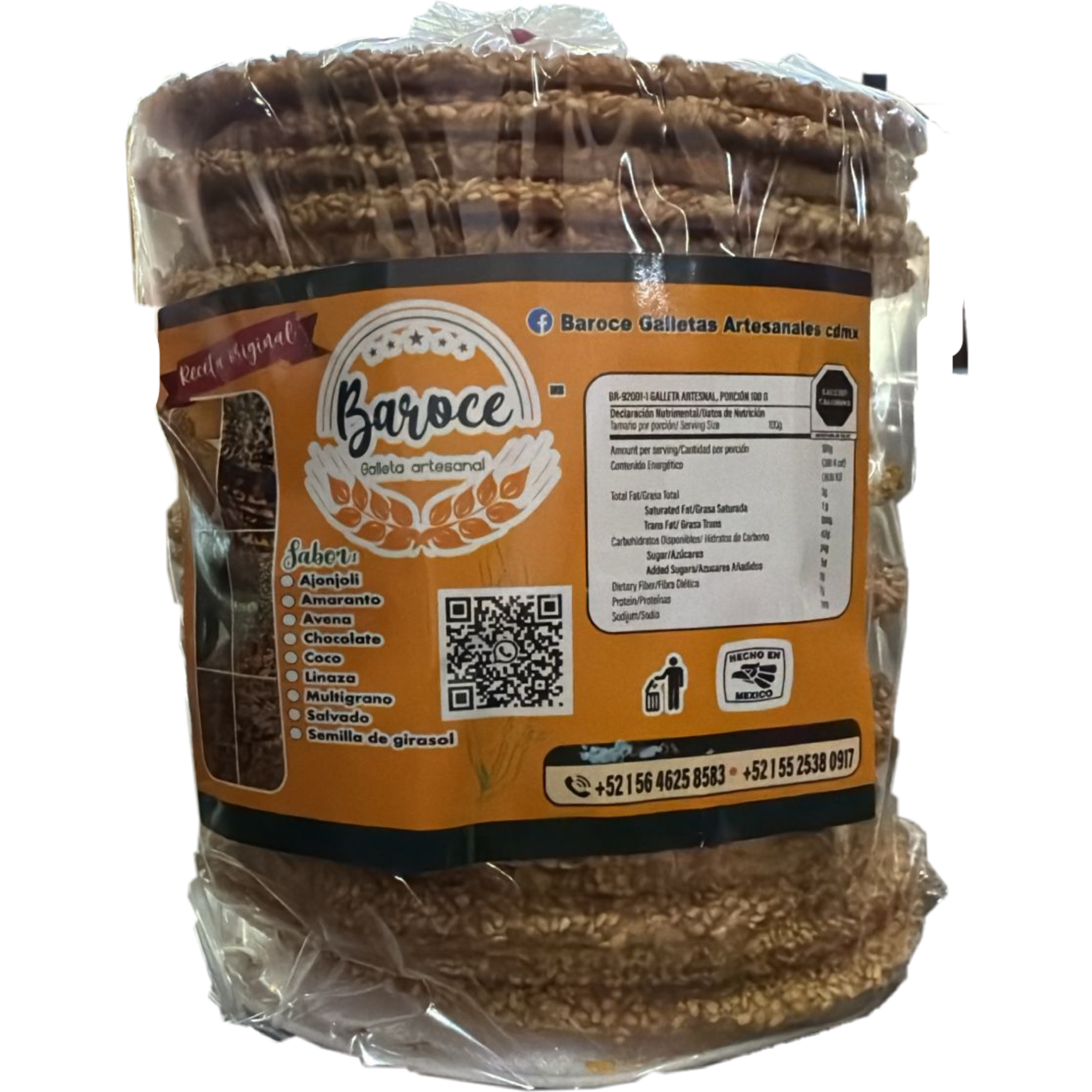 GALLETA ARTESANAL AJONJOLI