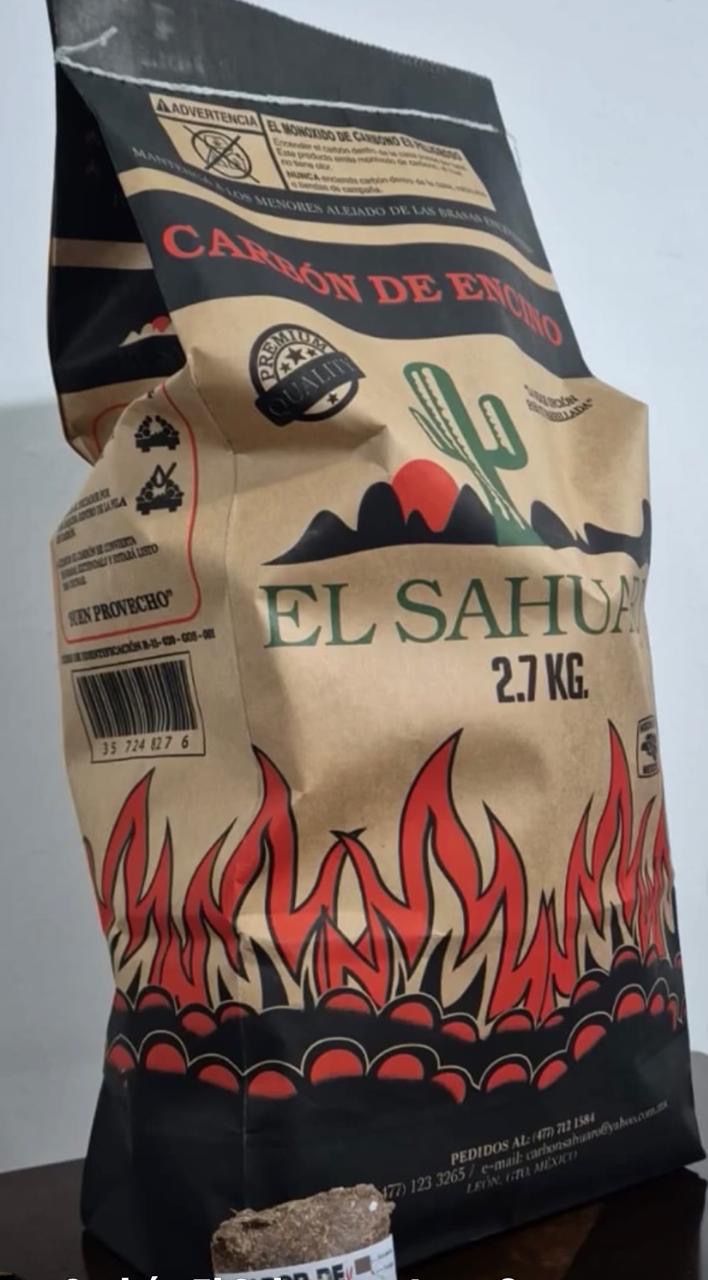 CARBON DE ENCINO “EL SAHUARO” 2.7KG